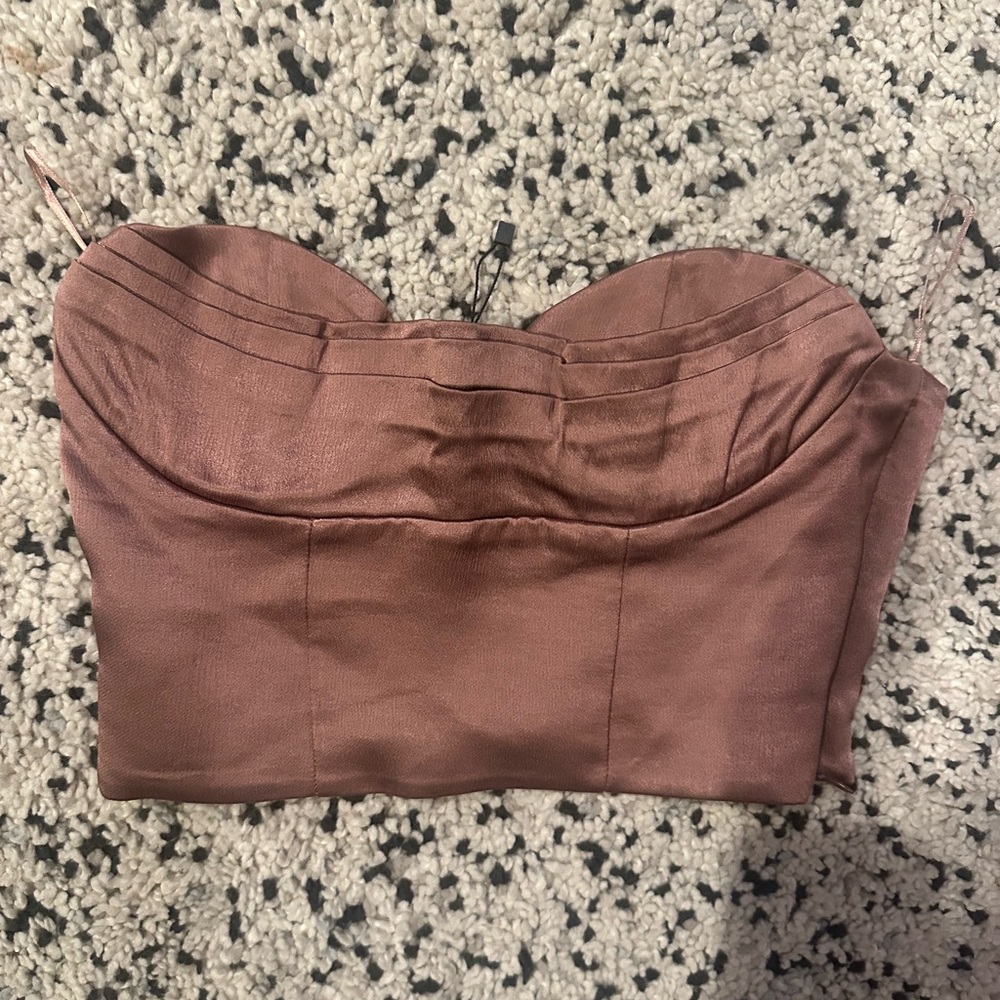 ZARA strapless top